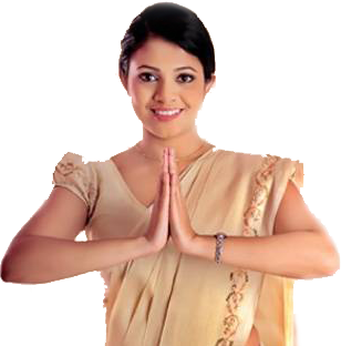 Sinhala lady greeting